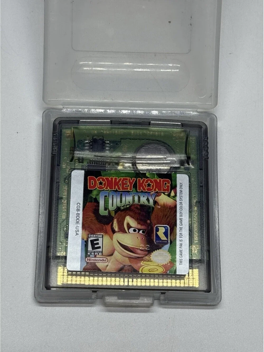 Donkey Kong Country Nintendo Game Boy Color 2000 CGB-BDDE-USA Authentic